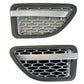 Side Vents - Grey/Silver/Silver for Range Rover Sport 2005