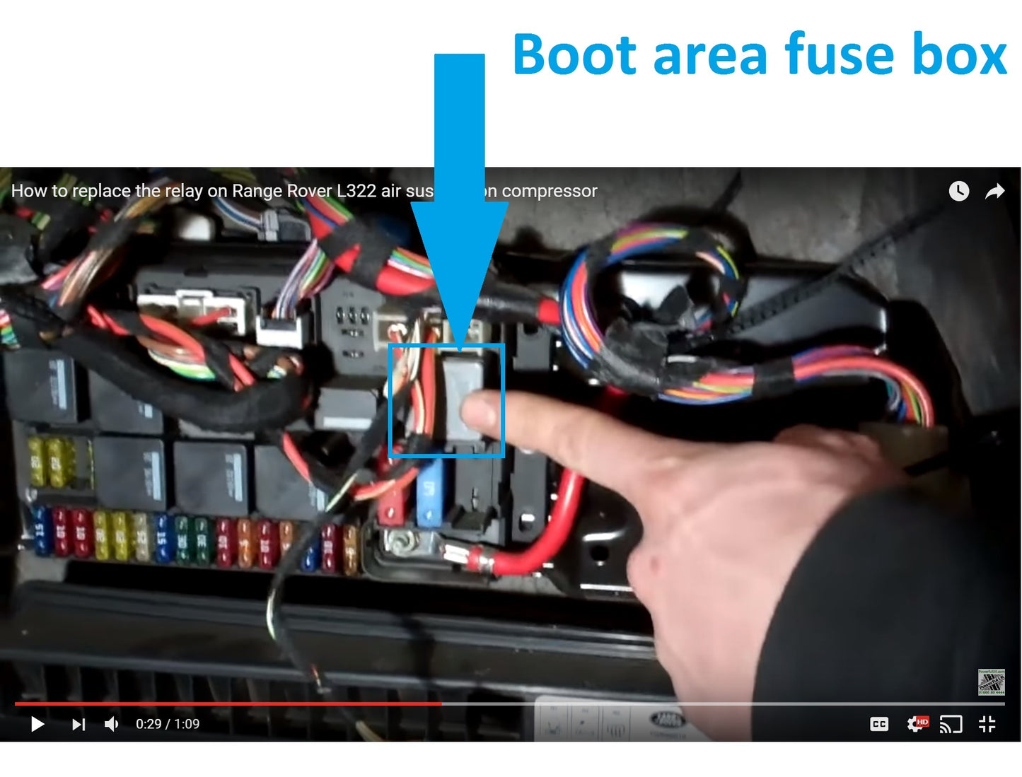 Air Suspension Relay for Range Rover L322