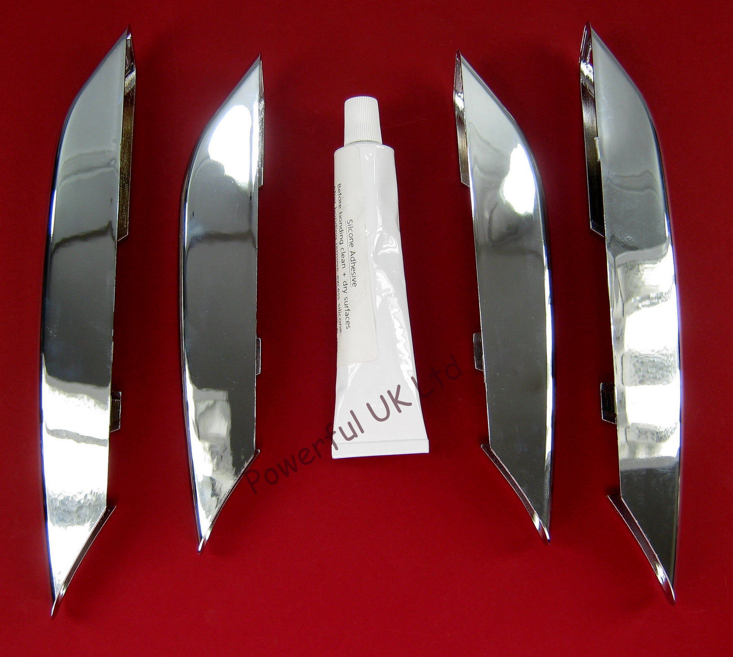Side Vent Blade Covers (4pc) - Chrome for Range Rover Sport 2010