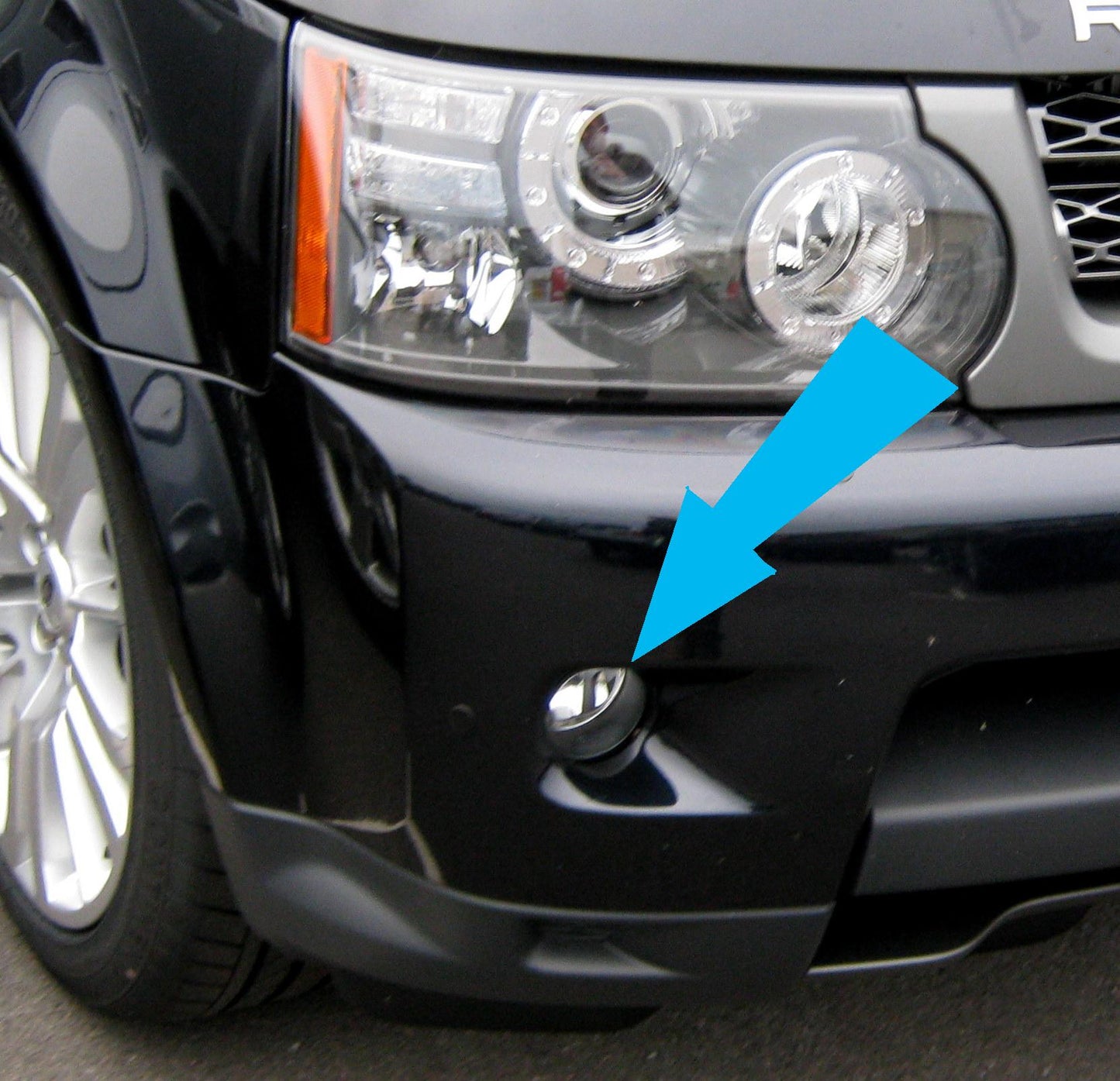 Front Bumper fog lamps - Smoked - for Range Rover Sport 2010