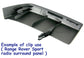 Metal Interior trim panel clip fastener x 4 - Genuine - for Range Rover Sport L320