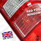 Ford Ranger Rear Light 2006 to 09 - PAIR ( UK type with fog lamp)