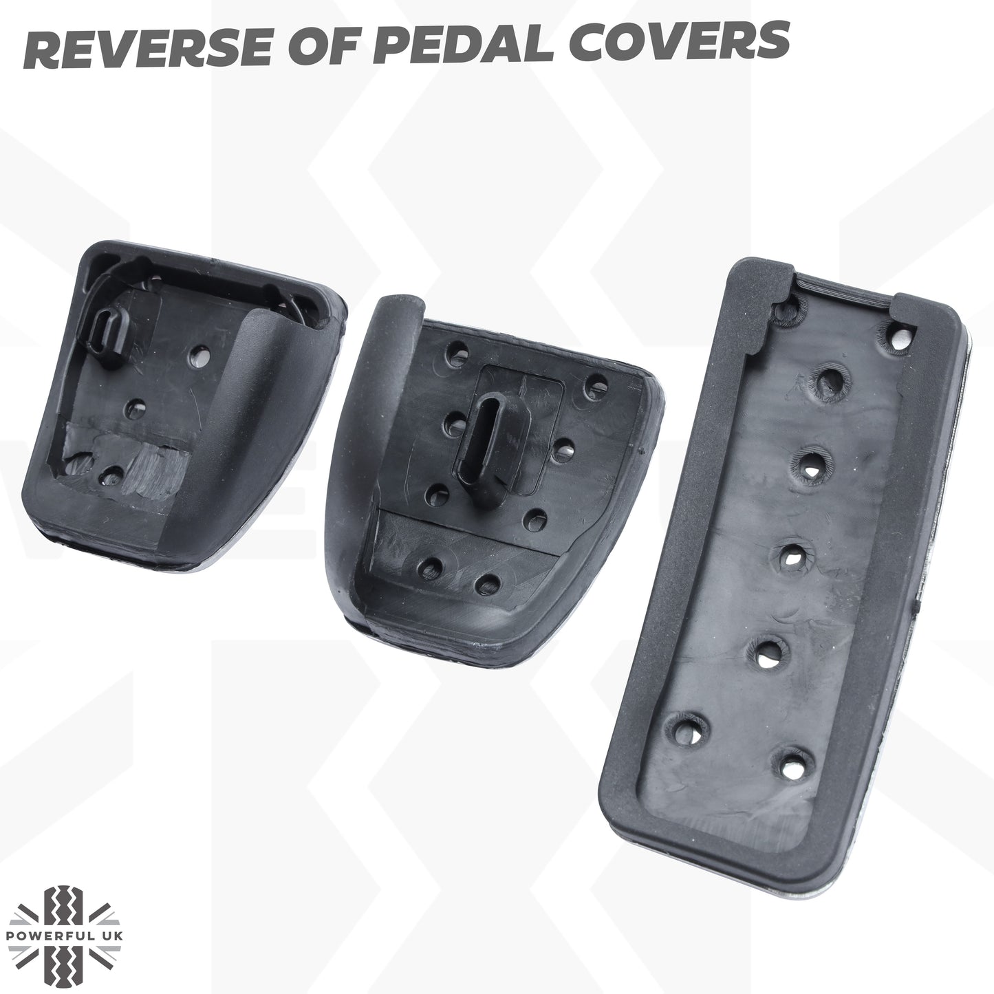 3pc Manual Pedal Cover Kit for VW Golf Mk7 & Mk7.5