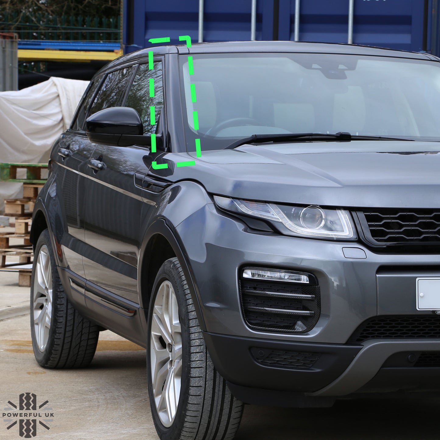 Aftermarket A Pillar Finisher in Gloss Black for Range Rover Evoque 1 '5 Door' (2011-18) - RIGHT