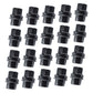 Black Alloy Wheel Nuts 20pc kit for Land Rover Discovery 1 - Alloy wheel type