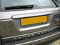 Rear Number Plate Surround - Polished Stainless - for Range Rover Sport L320