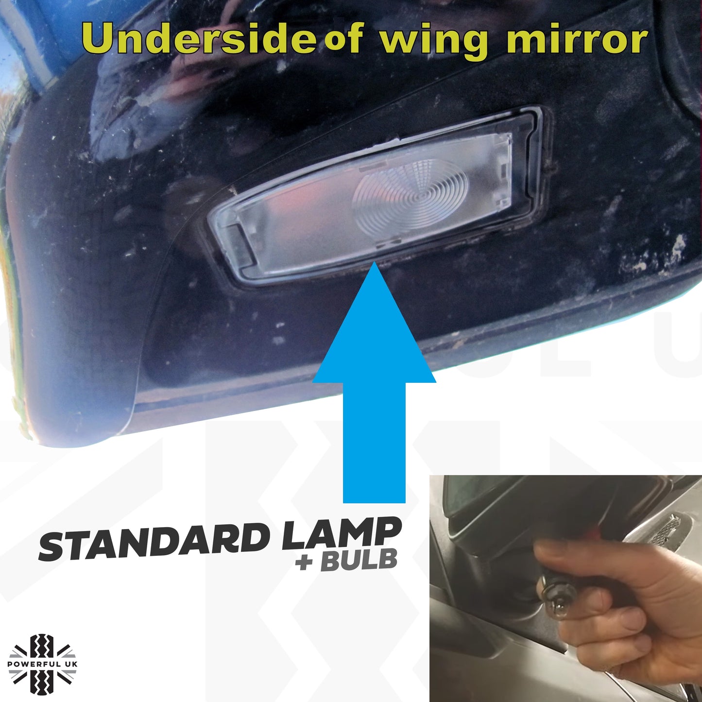 LED mirror lights for Land Rover Discovery 3 & 4