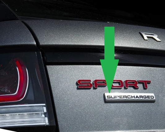 "SUPERCHARGED SPORT" Badge for Range Rover