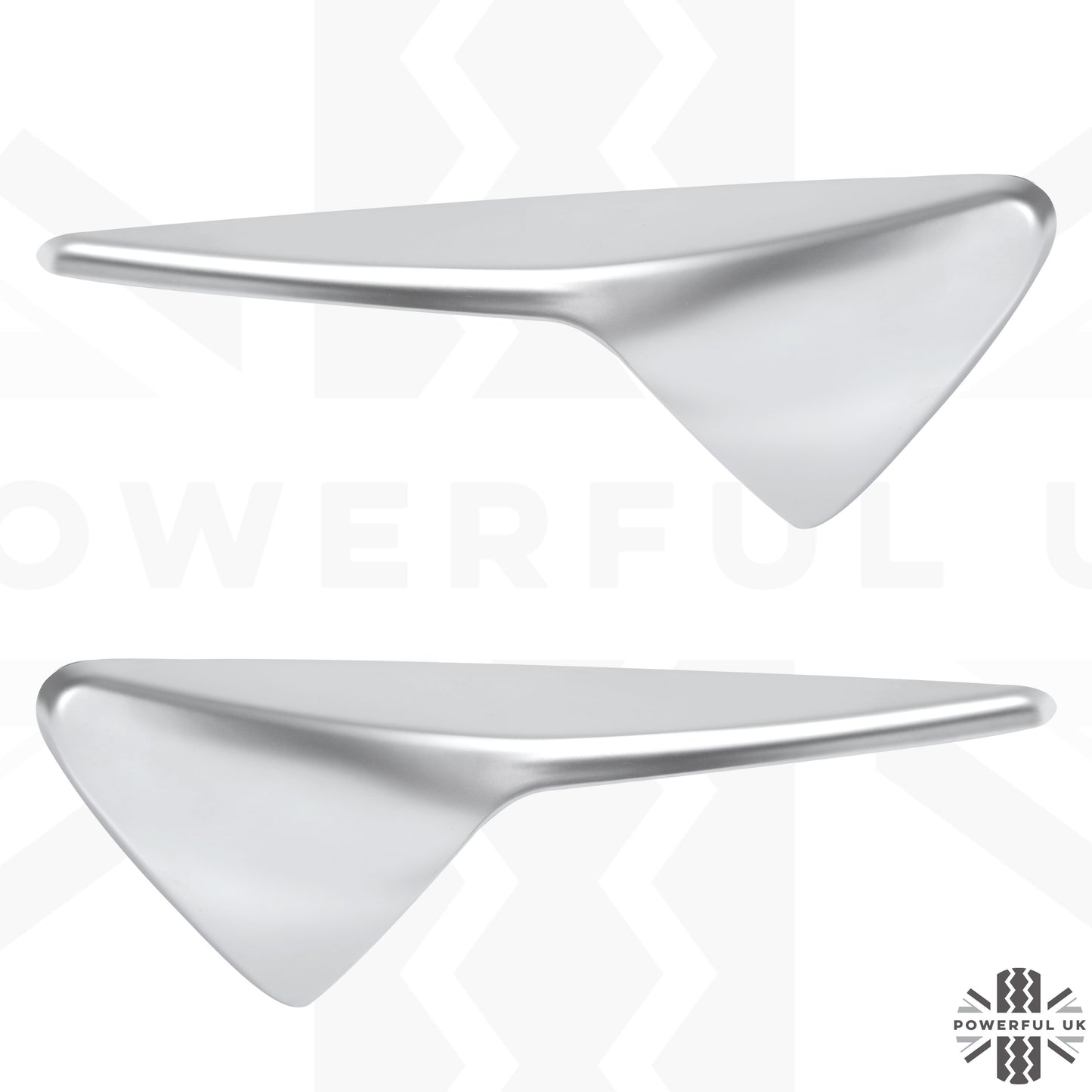 Side Repeater Camera Covers (2pc) in Silver for Tesla Model S,3,X,Y
