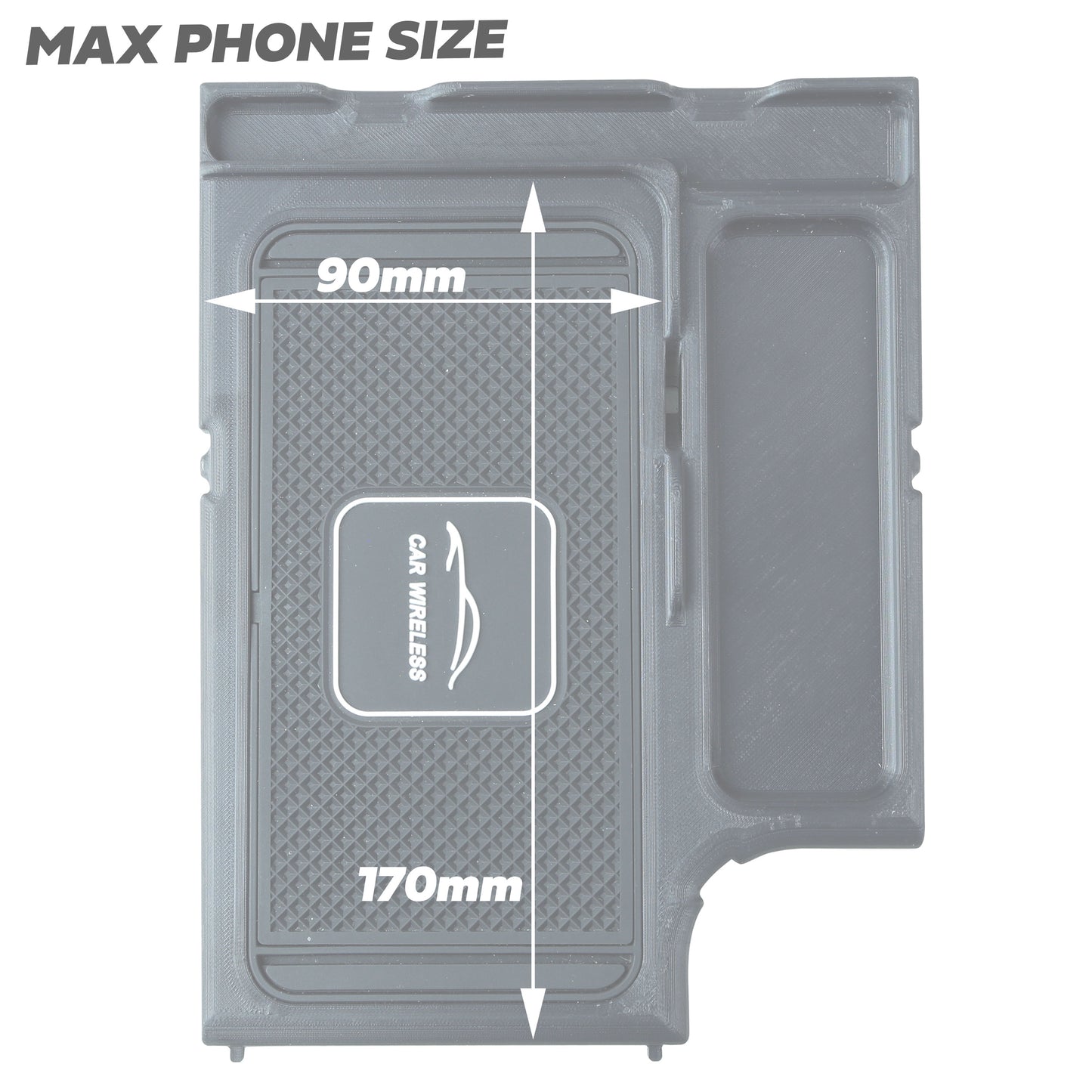 Wireless Charging Tray for Land Rover Freelander 2 (2012+) - TYPE B