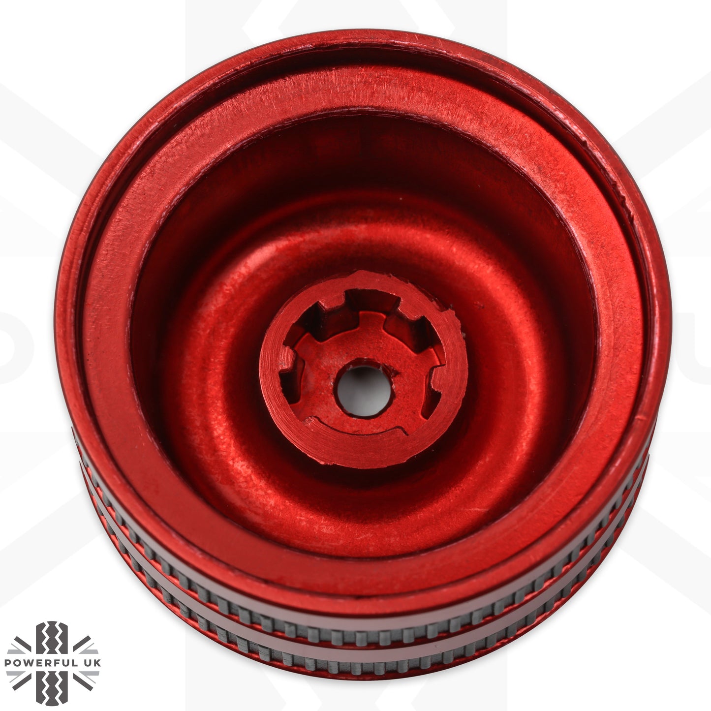 Rotary Shifter in Red - Type 2 - Genuine - for Range Rover Evoque (2011-18)