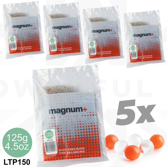 MAGNUM+ Tyre Balancing Beads - 5x 128g Bags