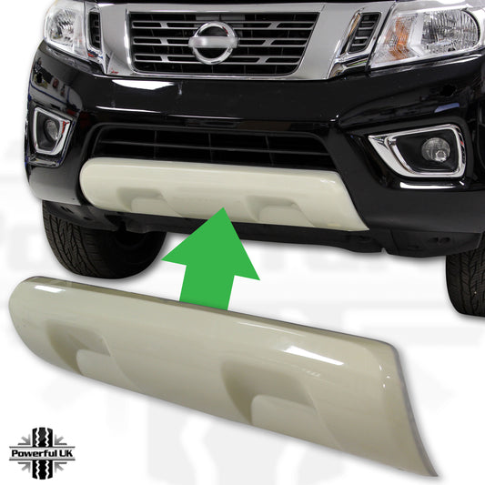 Front Bumper Styling Plate - ABS unpainted - for Nissan Navara NP300