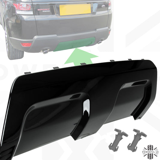 Rear Tow Eye Cover for Range Rover Sport L494 (2014-17)  - Gloss Black