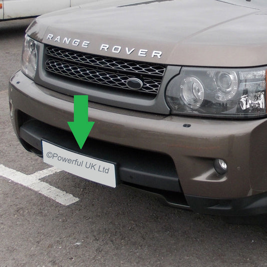 Front Number Plate Plinth for Range Rover Sport 2010-13