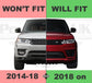 Black Front LED Fog Light for Range Rover Sport 2018-22 - LH
