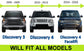 Rear Spoiler Kit for Land Rover Discovery 3/4 - Gloss Black