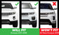 Rubber Floor Mats (Aftermarket) - RHD - for Range Rover Evoque (2011-18) SALOON