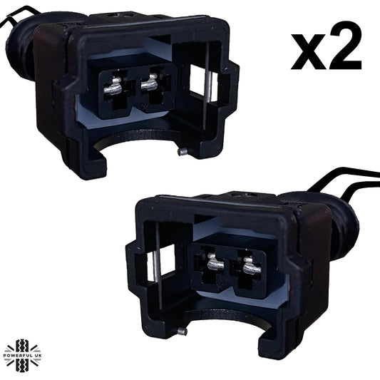 2 Way Electrical AMP Connector with loom - Pair