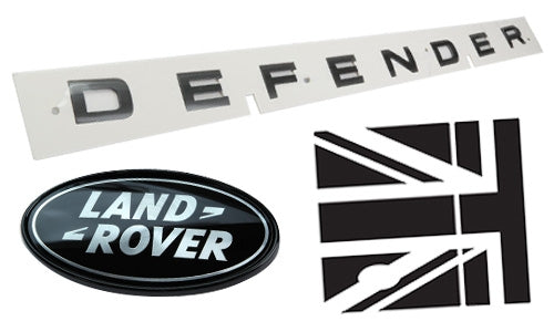 New Defender Badges & Decals – Powerful UK
