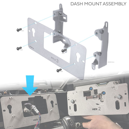 11.4" to 13.1" Infotainment Screen Kit for Land Rover Defender L663 (Brackets + Wiring Loom)