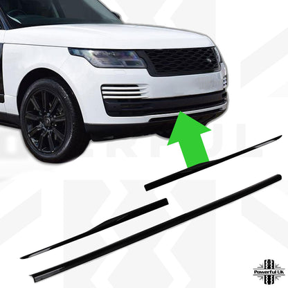 Front Bumper Lower Trim - Gloss Black for Range Rover L405 2018-21