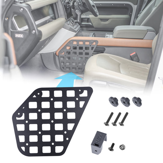 1x Centre Console Molle Plate for Land Rover Defender L663