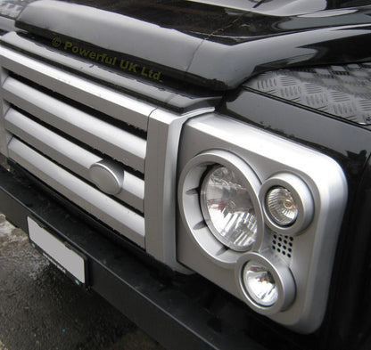 Front Grille Kit - Silver - for Land Rover Defender SVX