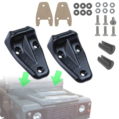 Bonnet Hinge Full Kit for Land Rover Defender