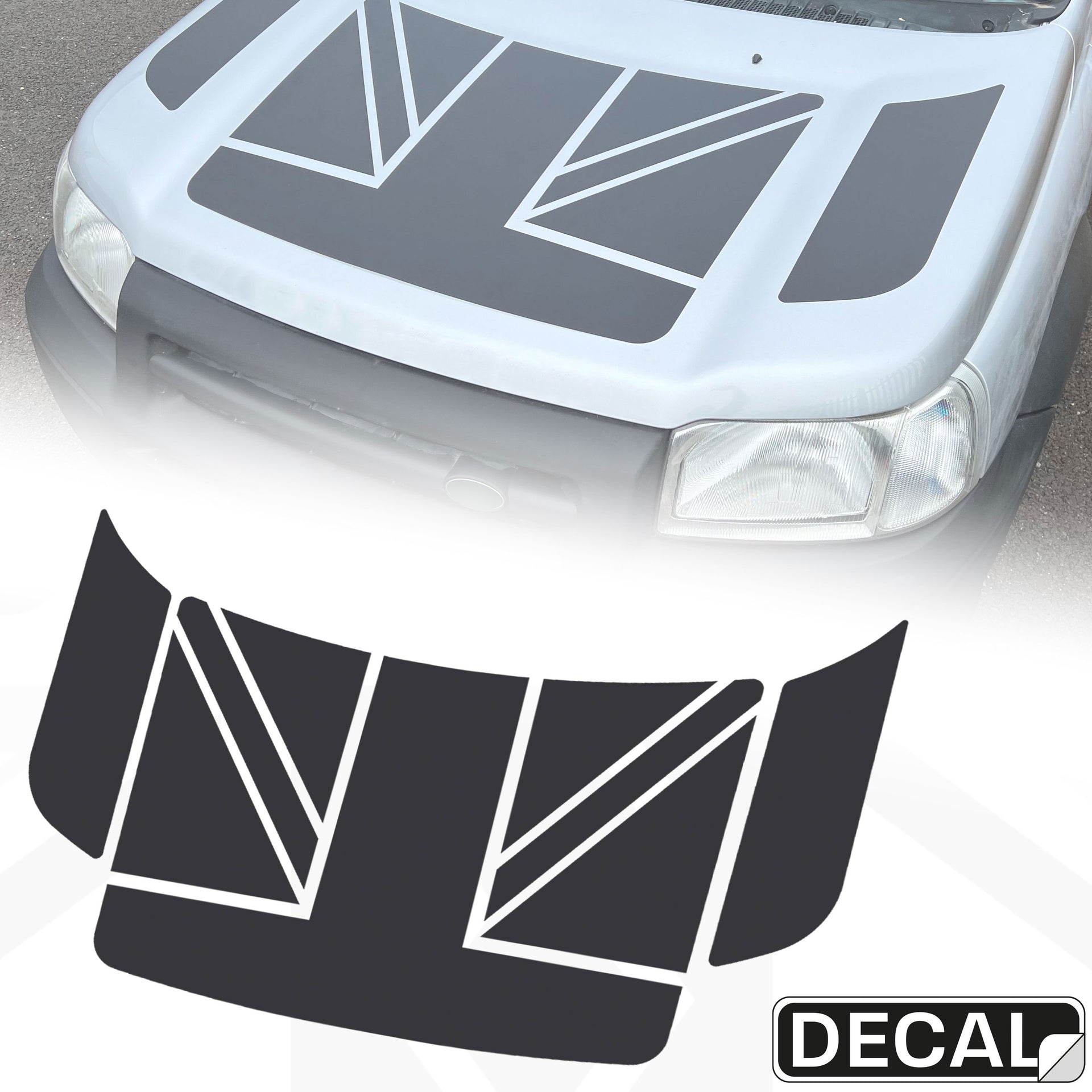 Tuning-art EJ315 Tappetini Auto Land Rover Freelander 2 Con Bandiera Union Jack – 4 Pezzi, Antracite, Cuciture Rosse, Made In Germany - 5