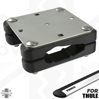 Roof Rack Mounting Clamp Kit for Thule Cross Bars - Kit A