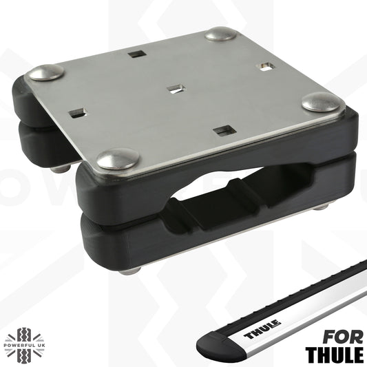 Roof Rack Mounting Clamp Kit for Thule Cross Bars - Kit A
