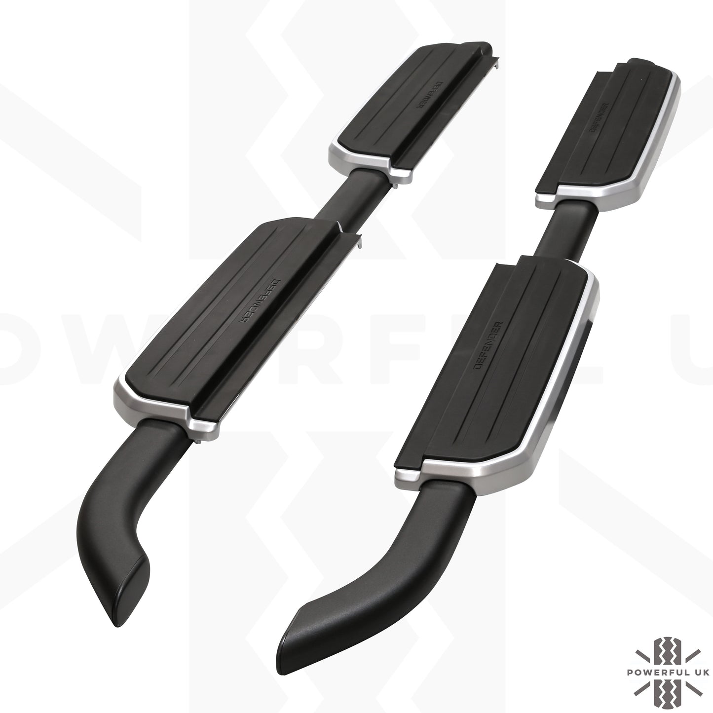 Fixed Side Steps (Genuine) + Extra Fitting Kit for Land Rover Defender L663 (110 Model)