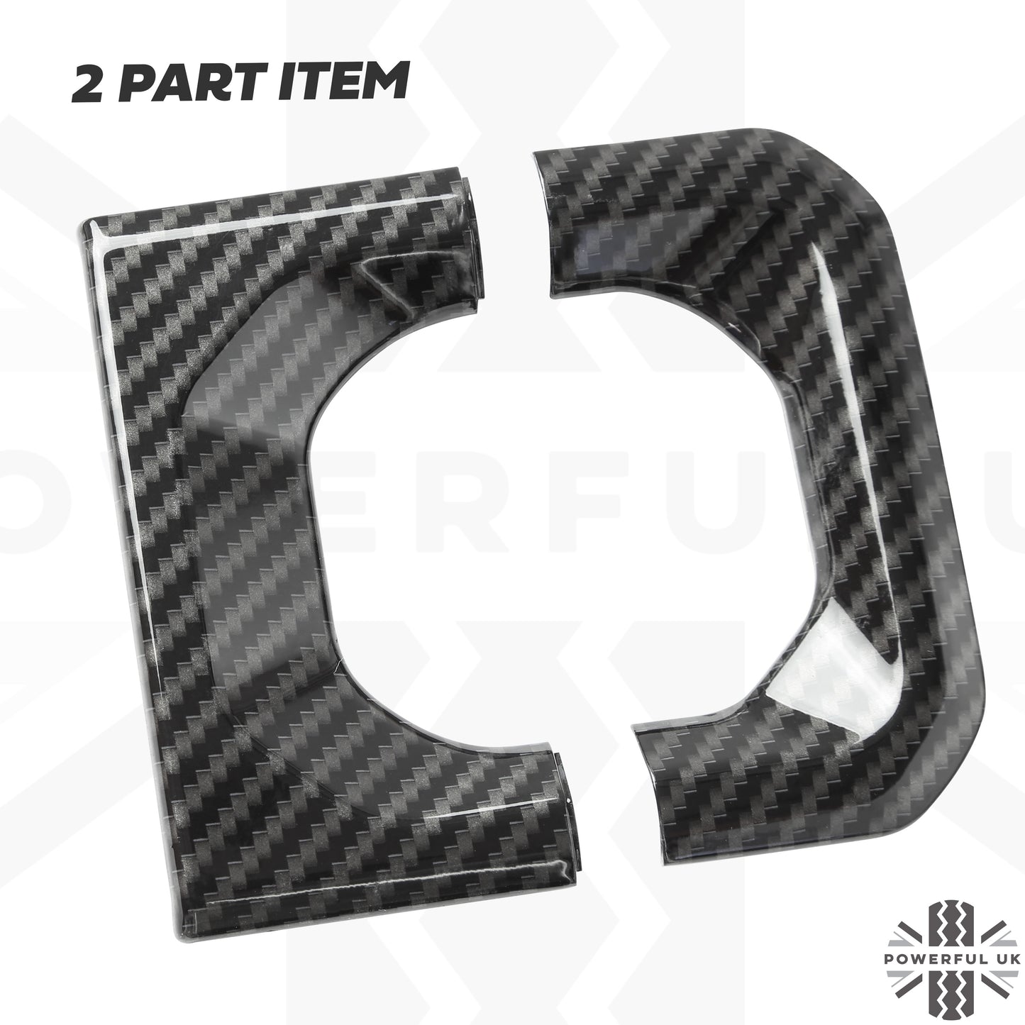 Gear Selector Surround Trim - Carbon Fibre - for Land Rover Defender L663