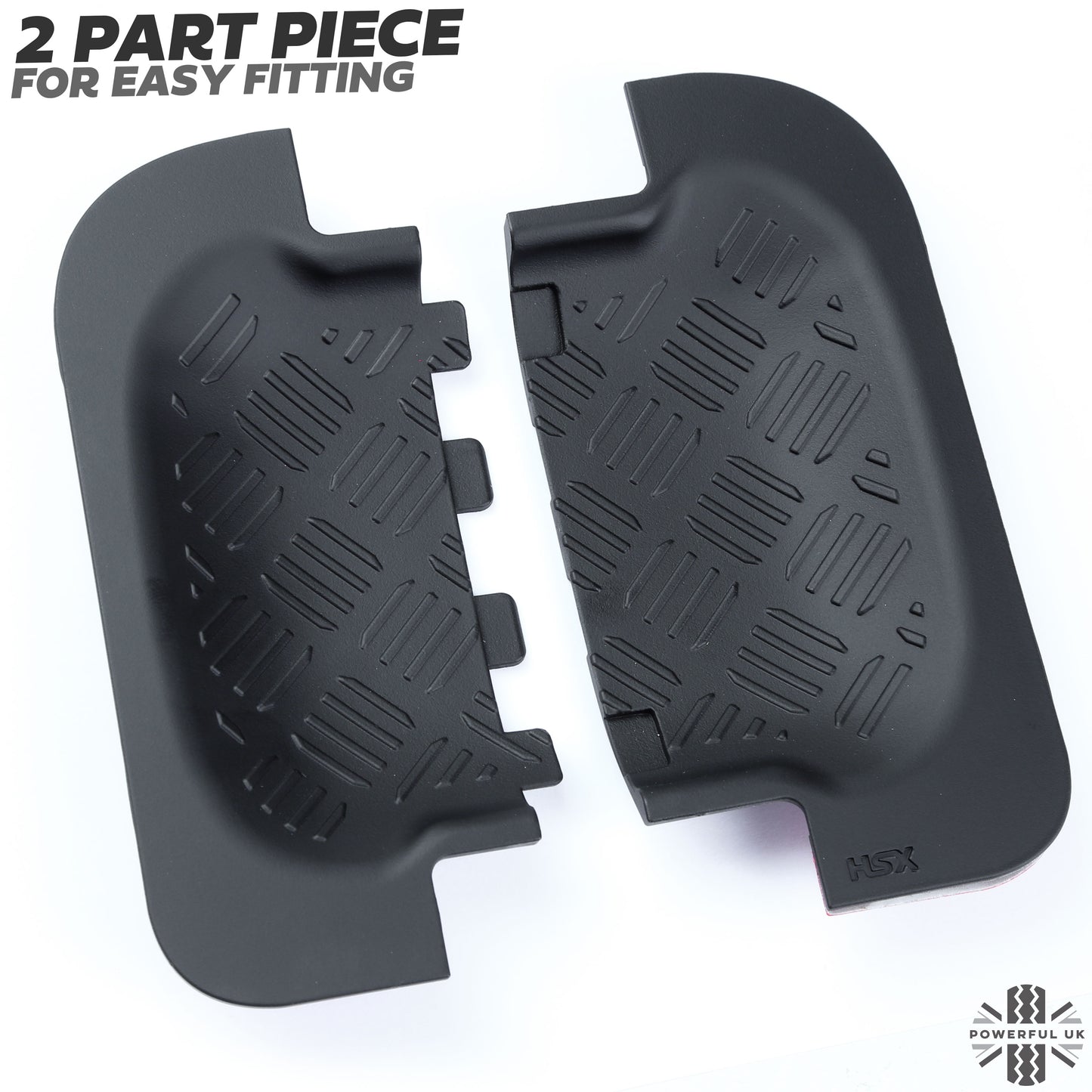 Chequer Plate Tailgate Handle Scuff Plate for Land Rover Defender L663