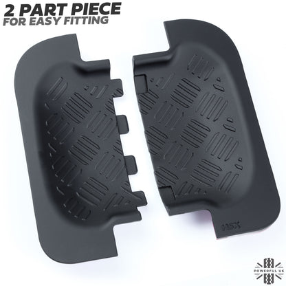 Chequer Plate Tailgate Handle Scuff Plate for Land Rover Defender L663