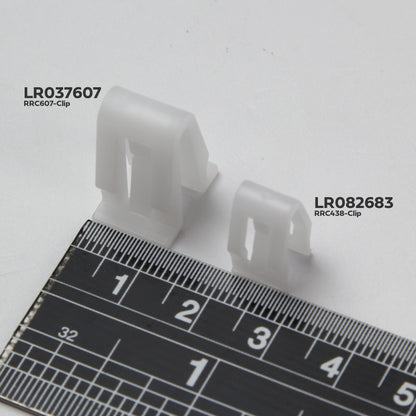 Replacement White Plastic Tailgate Trim Retaining Clips for Range Rover Evoque - Genuine