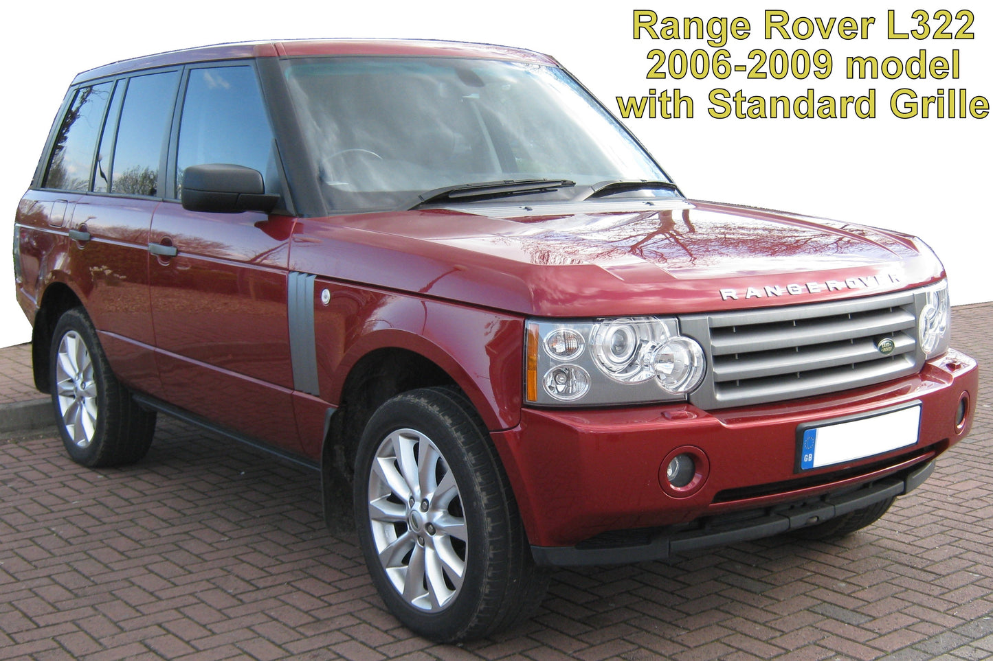 "Supercharged Style" Grille for Range Rover L322 05-09 - Grey + Silver