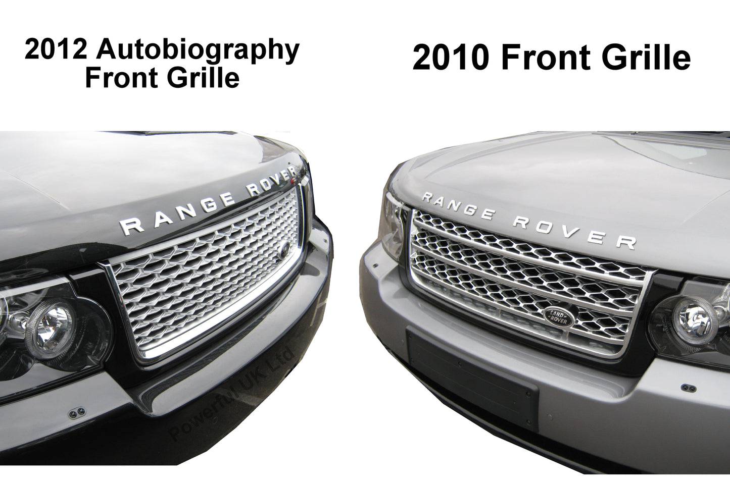 Grille+Vents "Autobiography Style" for Range Rover L322 2010+ - Black/Chome/Silver