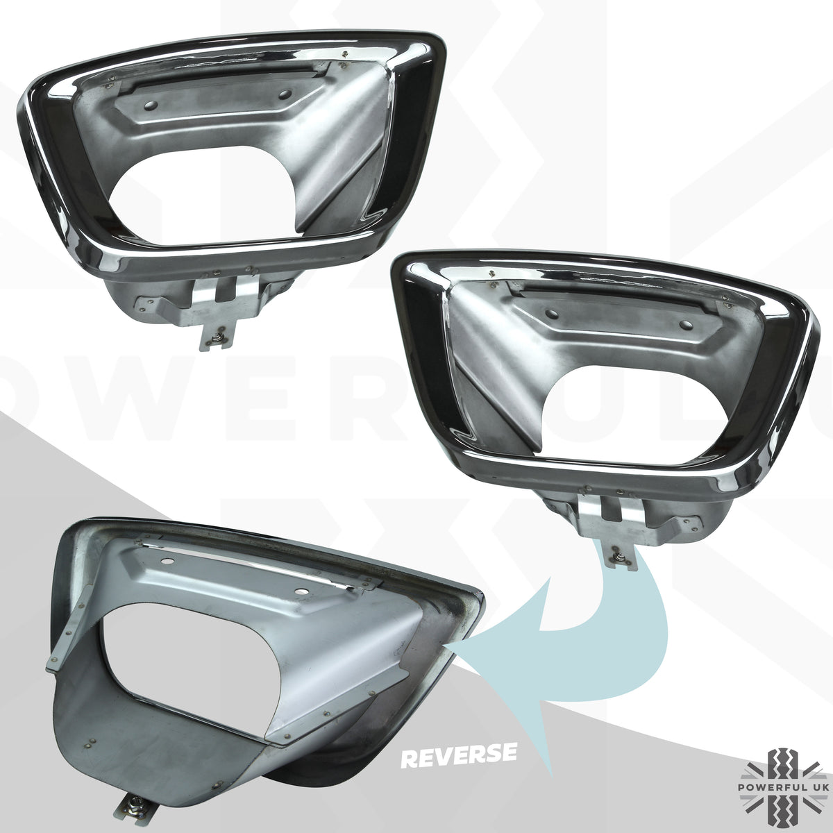 Rear Bumper Exhaust Tips "2018 SVAutobiography Style" for Range Rover L405 - Stainless Steel