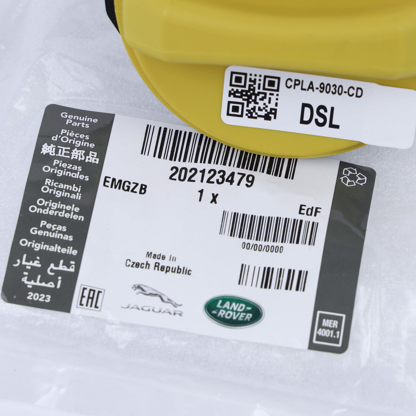 Replacement Fuel Filler Cap  for Land Rover Discovery 3 & 4 - Genuine - Diesel