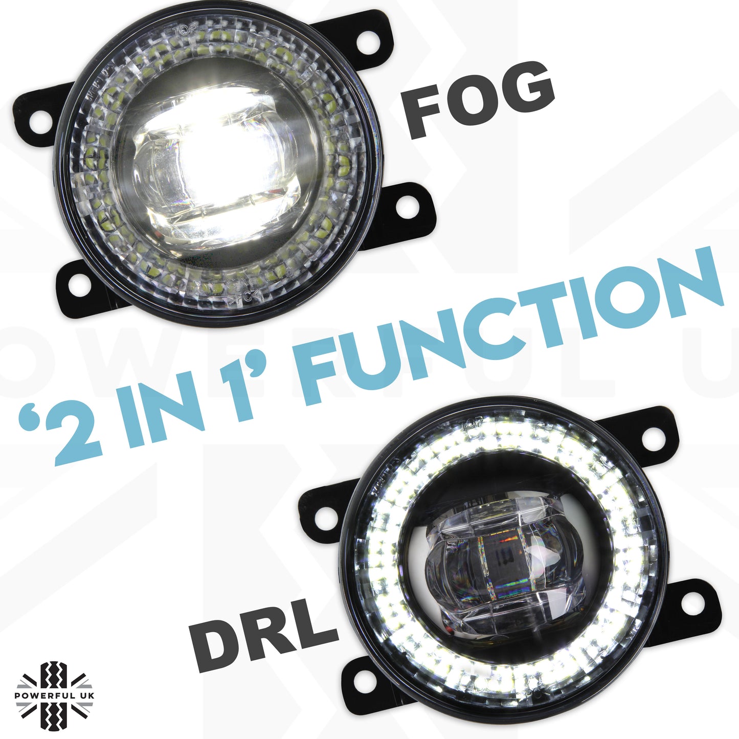 2 in 1 LED Fog/DRL lamp - Type 5 - for Nissan Navara D40