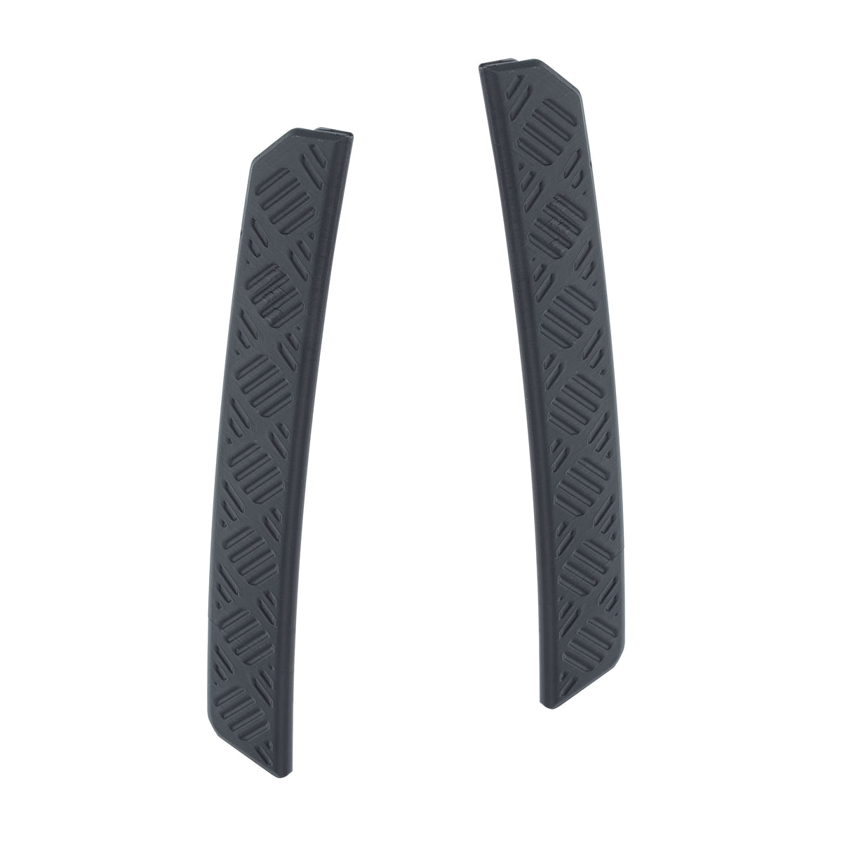 2pc Front Door Edge Protection Strips for Land Rover Defender L663 110/130 - Chequer Pattern