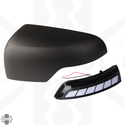 Wing Mirror LED Dynamic Indicator Kit for Ford Ranger T7 (2016-19) - Black