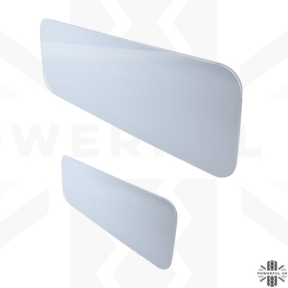 Spare Wheel Delete Cover Set for Land Rover Defender L663 - Fuji White