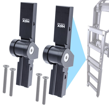 2x Replacement Hinges for Deployable Side Ladder for Land Rover Defender L663 - CNC aluminium