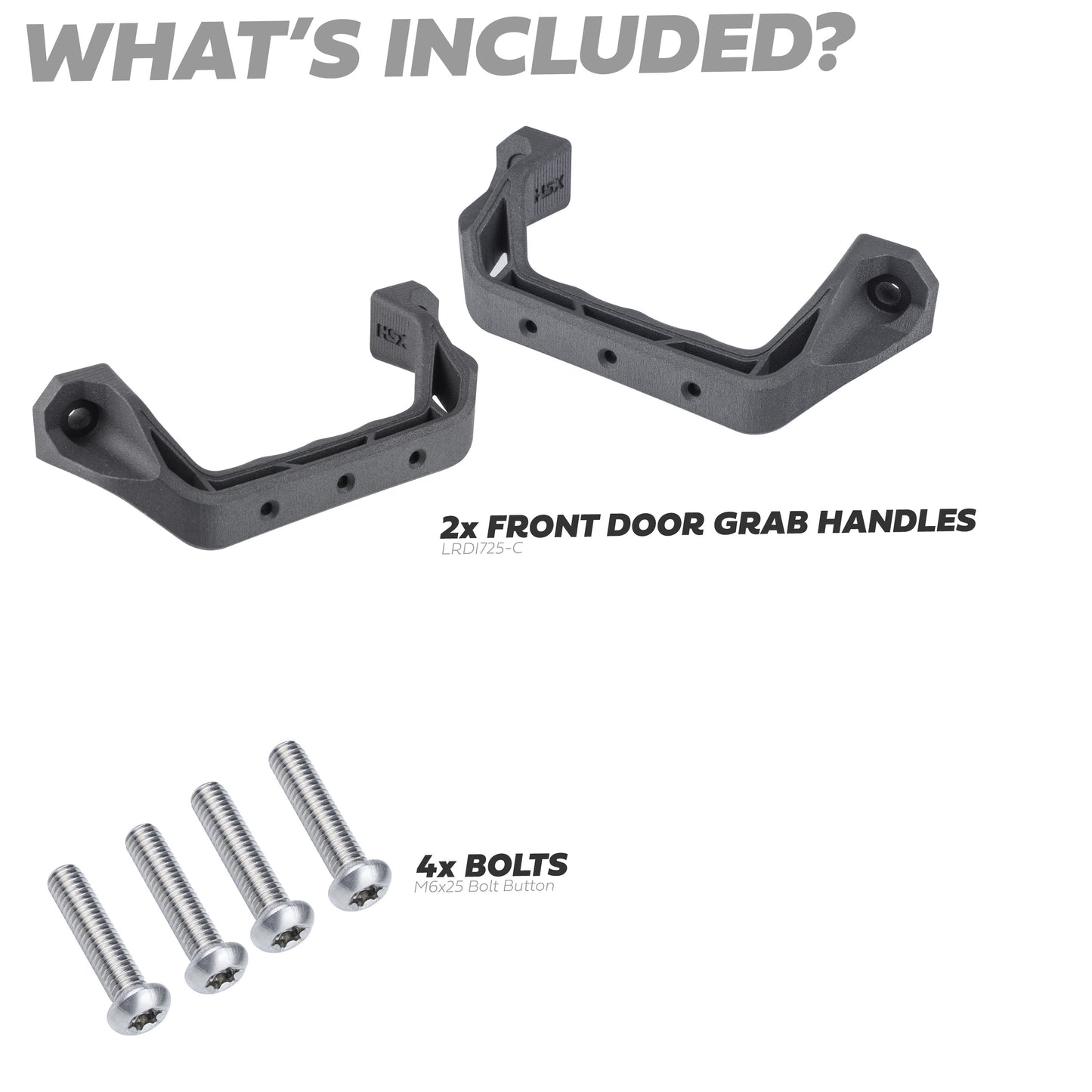 2x Front Door Grab Handles for Land Rover Defender L663