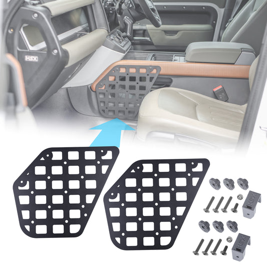 2x Centre Console Molle Plates for Land Rover Defender L663