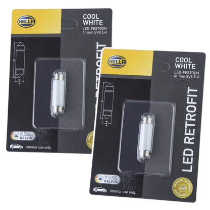 2x Hella 41mm LED Festoon Bulb