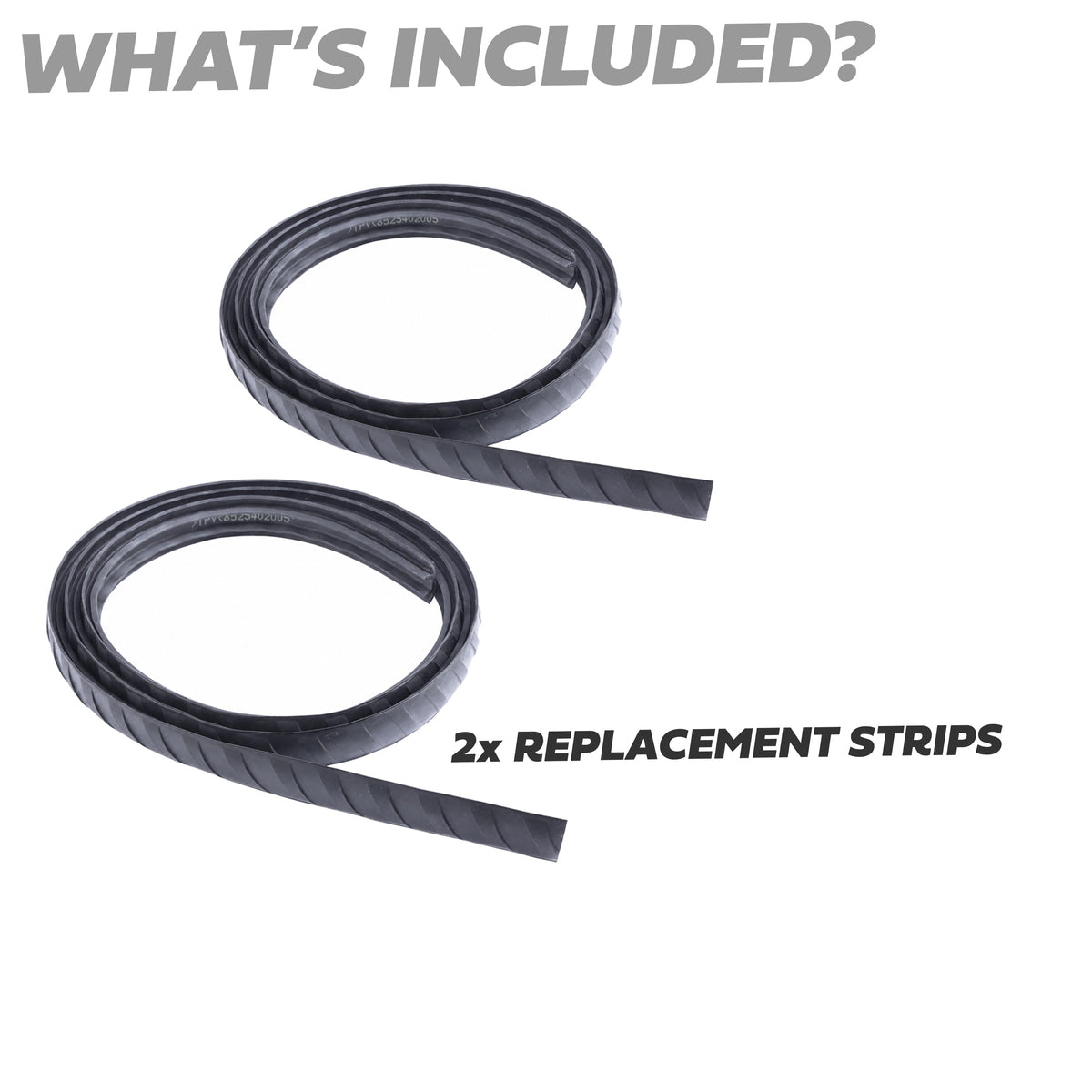 2x Replacement Rubber Strips for Thule Roof Bars